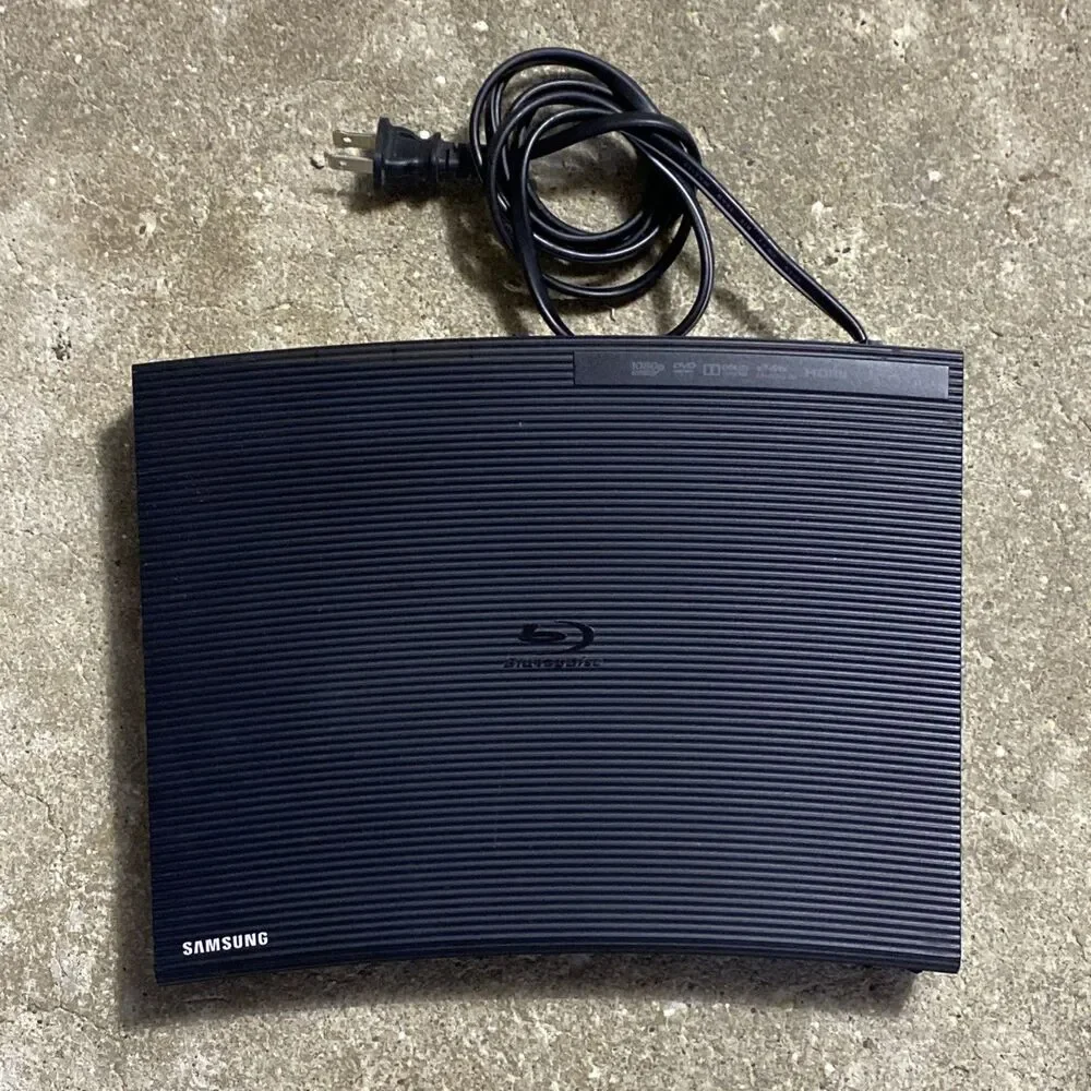 Samsung BD-J5100 Streaming Blu-ray DVD Player 1080p HDMI USB No Remote Tested